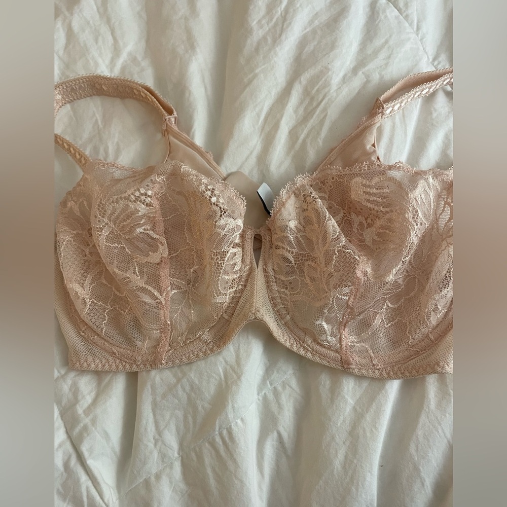 Simone Perele Delicate Lace Bra in Light Pink